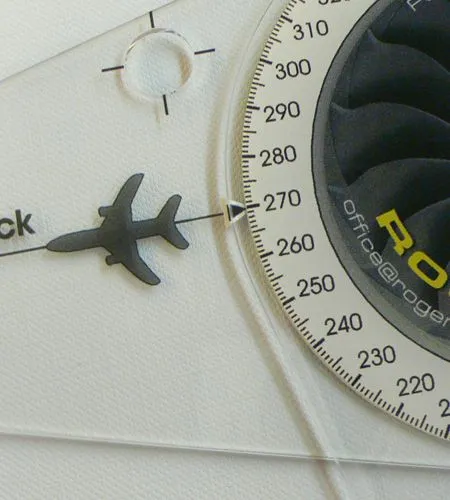 Rogers Data Navigationszirkel 500 für Karten im Maßstab 1:500.000