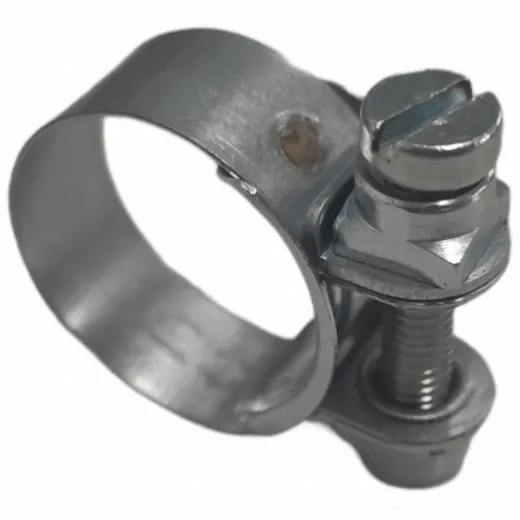 Normaclamp rundziehende Schlauchschelle, Stahl verzinkt 15,0mm, Bandbreite 7mm