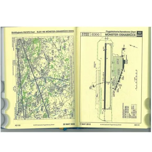 Flieger-Taschenkalender | VFR-Pilot Begleiter | Flugplatzdaten & Karten