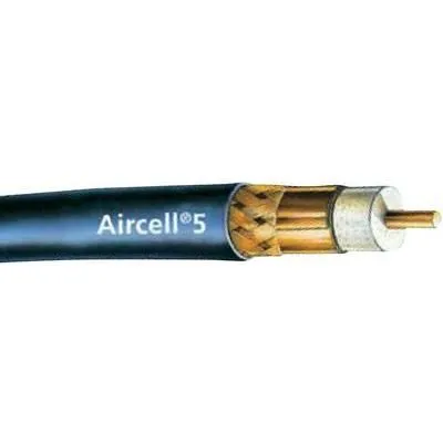 AIRCELL® 5 extrem dämpfungsarmes und störstrahlsichers RG58 Koaxialkabel