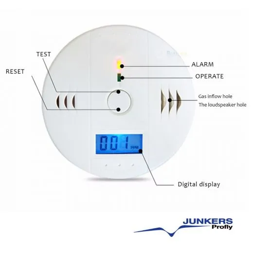 Kohlenmonoxid Melder - CO Warner mit Display