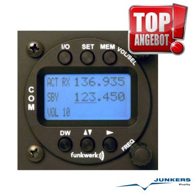 f.u.n.k.e. ATR 833-II LCD VHF Flugfunkgerät