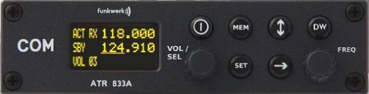 f.u.n.k.e. ATR 833A OLED VHF Flugfunkgerät