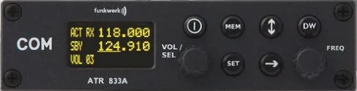 f.u.n.k.e. ATR 833A OLED VHF Flugfunkgerät