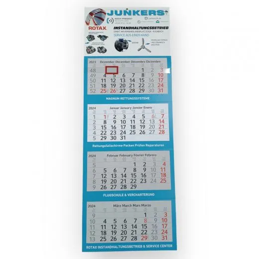 4 Monatskalender 2024 Junkers Profly