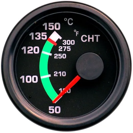 CHT Temperaturanzeige 150°C Ø 52MM
