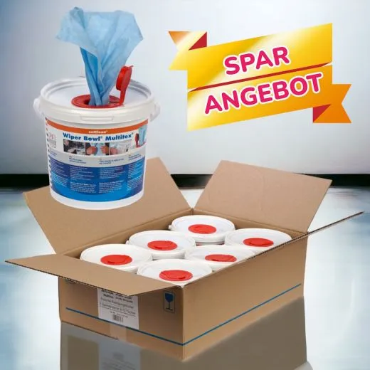 Wiper Bowl Multitex Reinigungstücher 6 Eimer