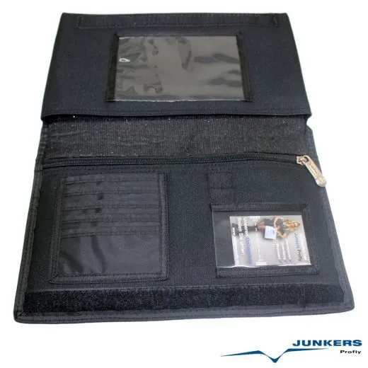 Mini Piloten Dokumententasche Schwarz