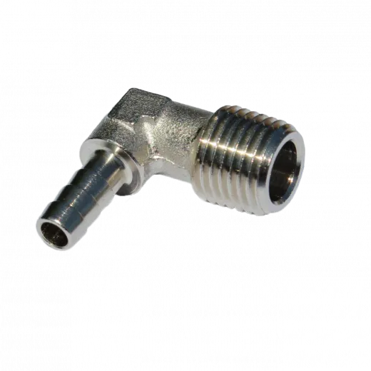 Einschraubschlauchtülle 6 mm x 1/4" 90 Grad