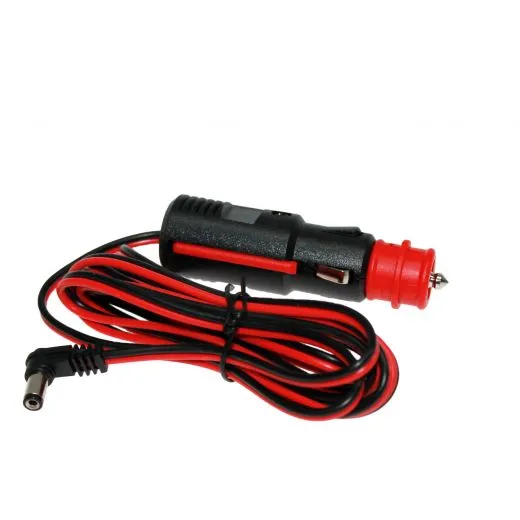 BST ZULEITUNG 21 KFZ Universalstecker auf Hohlstecker 2,1 x 5,5mm 2m gewinkelt