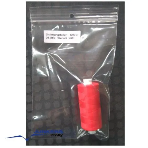 Sicherungsfaden Plombenfaden Rot 20-30N