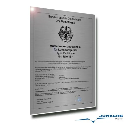 Junkers Magnum 601 Softpack UL Rettungssystem bis 760 Kg