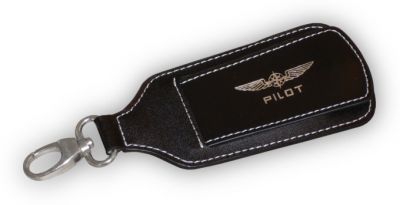 Pilot Luggage Tag - Leder Kofferanhänger