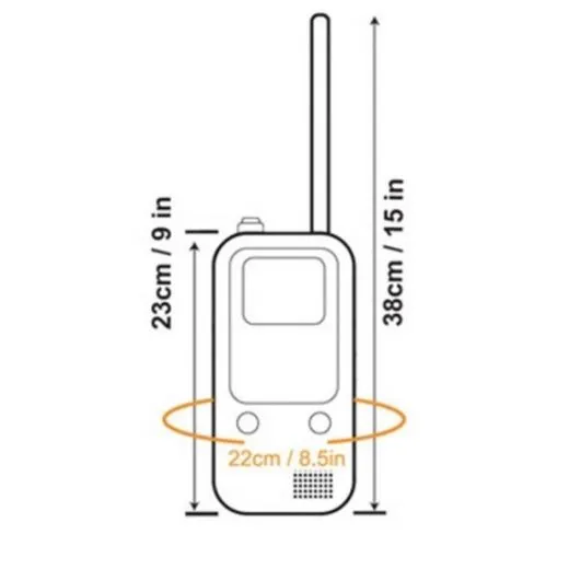 Wasserdichte Handfunkgeräte Schutzhülle Overboard Gr. L