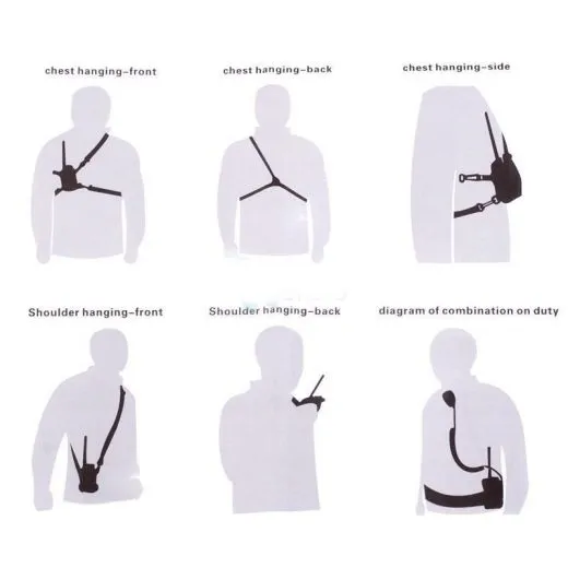 Holster für Handfunkgeräte Kenwood Yaesu Icom Motorola