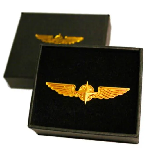 Pilotenschwinge - Pilot Wings - Gold 5 cm