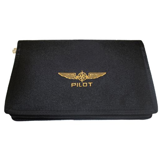 Design4Pilots Mini Piloten Dokumententasche Schwarz