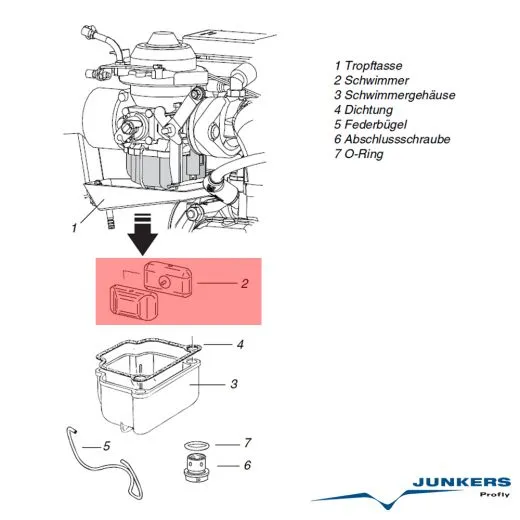 1 Paar Vergaser Schwimmer Rotax 912 / 914 Serie - zertifiziert