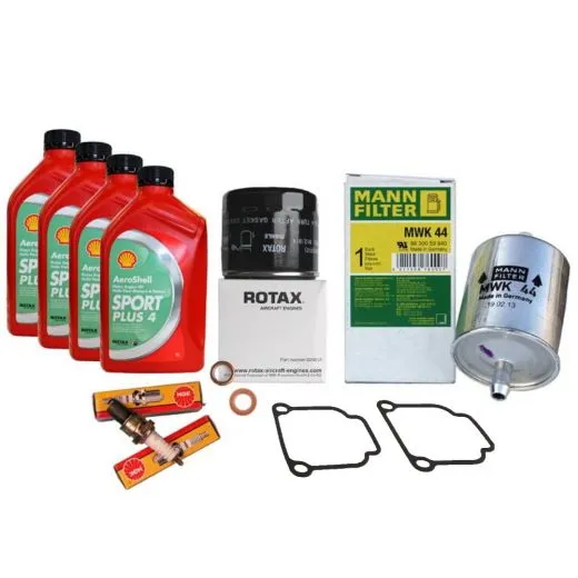 Servicepaket Rotax 912 (100 PS) - 200 Stunden Kontrolle mit NGK Zündkerzen