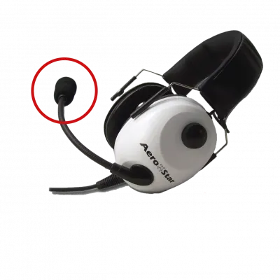 Piloten Headset Ersatz-Windschutz für Mikrofon