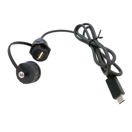 USB C Verlängerungskabel mit Einbaubuchse 1 m (AIR Traffic)