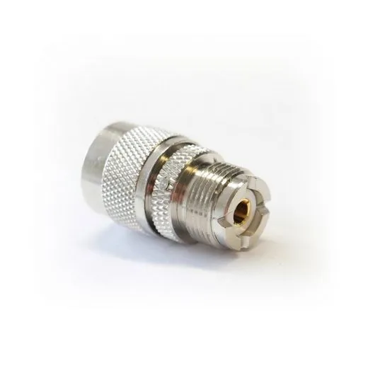 Adapter N Stecker auf PL (UHF) Buchse