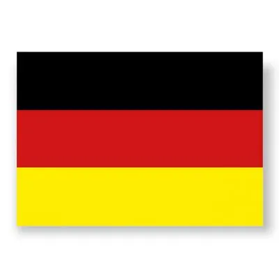 Aufkleber Deutsche Bundesflagge 14,8 x 21 cm