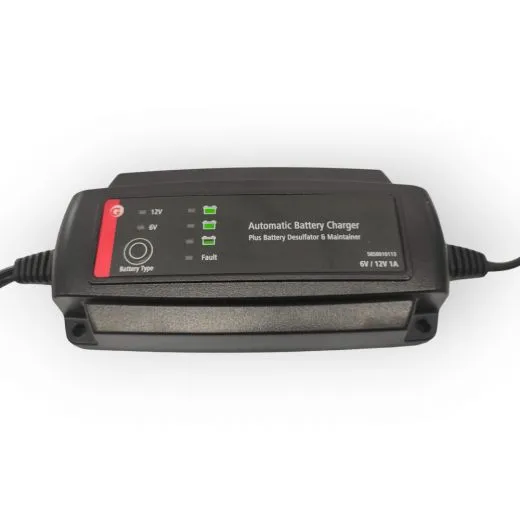 Automatisches Batterieladegerät 6 / 12V 1 A - Granit Black Edition