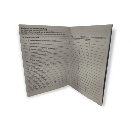 DAEC Ausbildungsnachweis Ultraleicht Luftsportgeräteführer