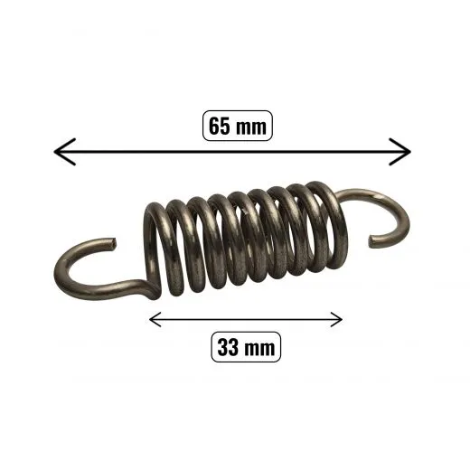 Edelstahl Auspufffeder für Rotax 2-Takt Motoren