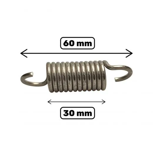 Edelstahl Auspufffeder für Rotax 912 Motoren