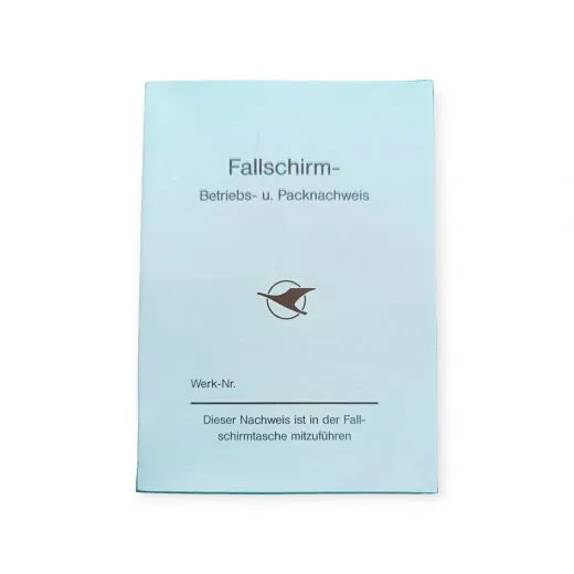 Fallschirm Betriebs- und Packnachweis