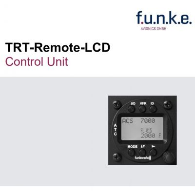 Doppelsitzer-Bedienteil TRT800RT-LCD, 57mm Rundgehäuse