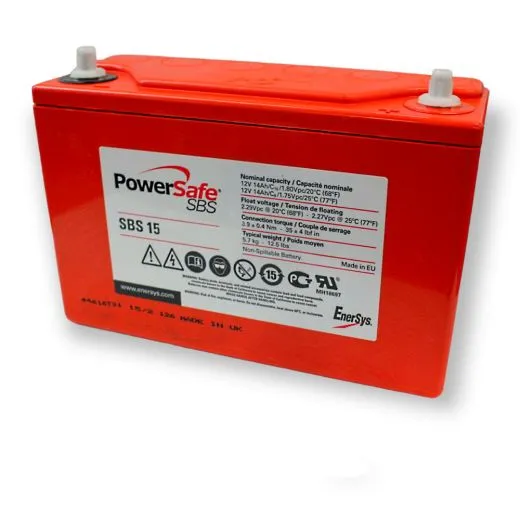 Hawker EnerSys SBS 15 Batterie