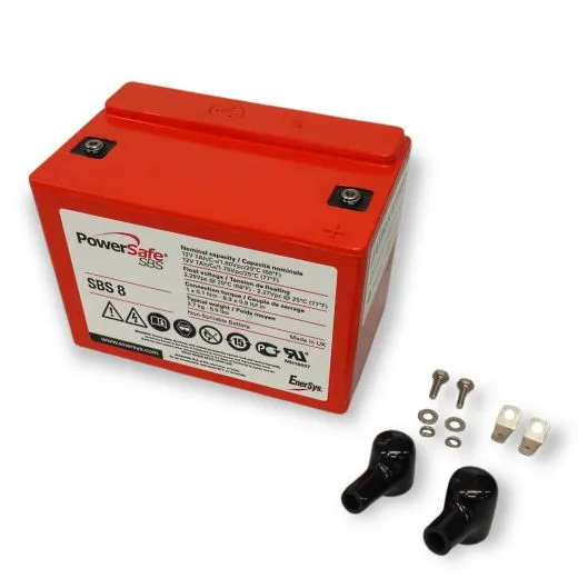 Hawker EnerSys Powersafe SBS-8 | Leichte Starterbatterie für Ultraleicht Flugzeuge | 12V 7,3 Ah