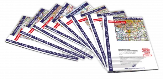 ICAO-Karten-Set Deutschland 1:500.000, Komplettsatz Motorflug (Ausgabe 2025) (Papier)