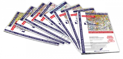 ICAO-Karten-Set Deutschland 1:500.000, Komplettsatz Segelflug (Ausgabe 2025) (Papier)