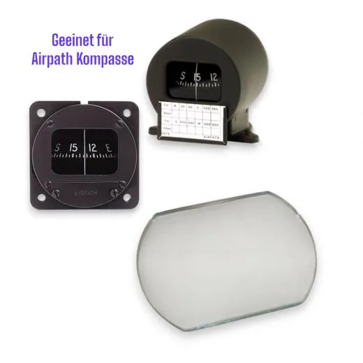 Instrumentenglas für Airpath Kompass C2300 & C2400