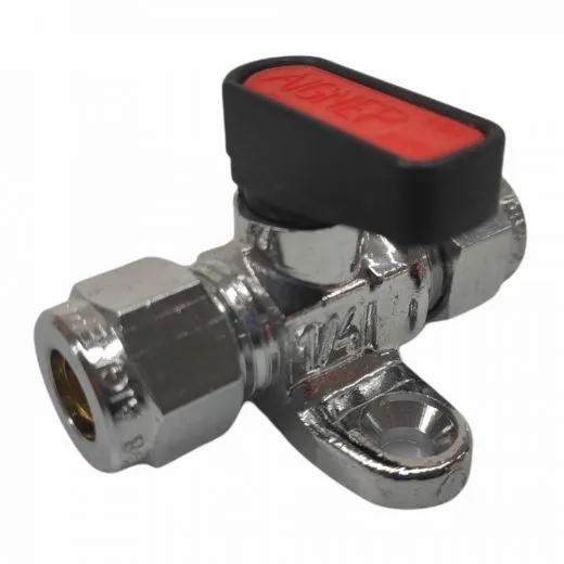 Kraftstoffabsperrhahn für 8 mm Schneidringverschraubung