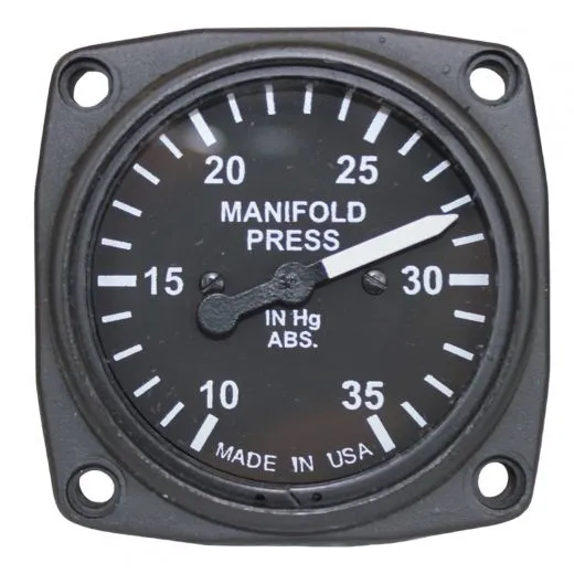 Ladedruckanzeige UMA MANIFOLD PRESS 57mm incl. Anschlusstülle