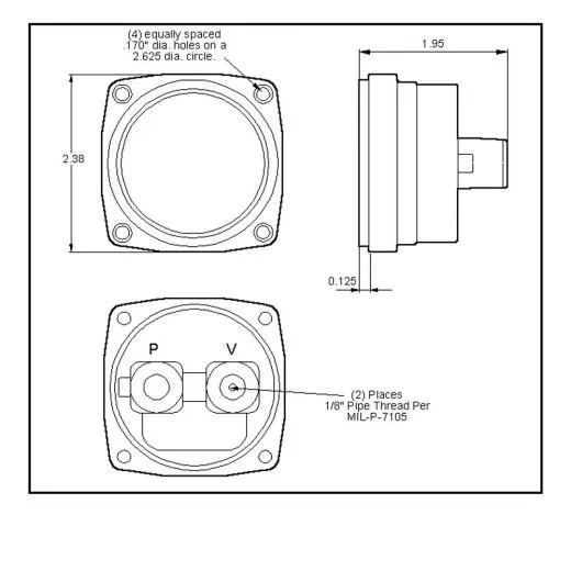 Ladedruckanzeige UMA MANIFOLD PRESS 57mm incl. Anschlusstülle
