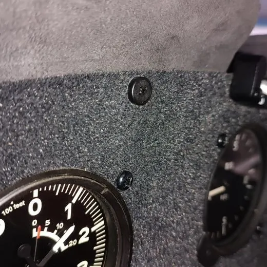 Panel Verschlussmuffe mit Kreuzschlitz schwarz