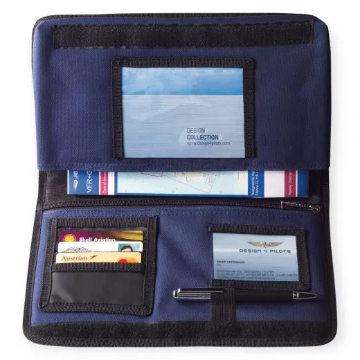 Piloten Dokumententasche Docubag Blau