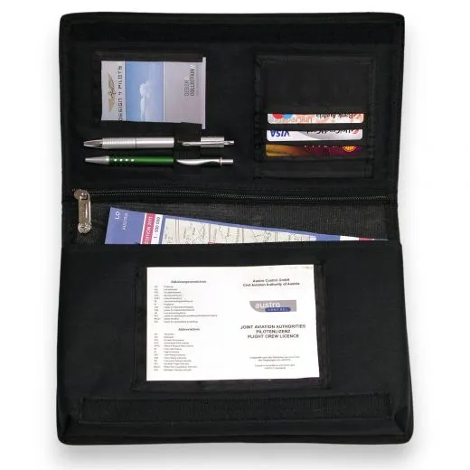 Piloten Dokumententasche Docubag Schwarz