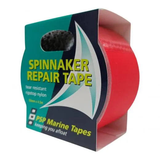 PSP Nylon Ripstop Gewebe Reparatur Tape - Rot - 50 mm x 4,5 m