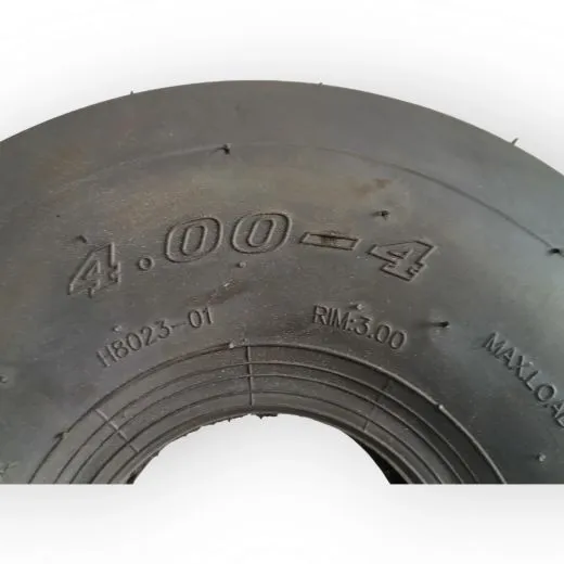 Reifen 4.00-4 / 4PR TT Rillen-Rib-Profil