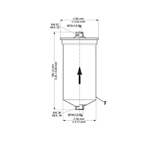 Rotax Kraftstofffilter für 912 IS / 915