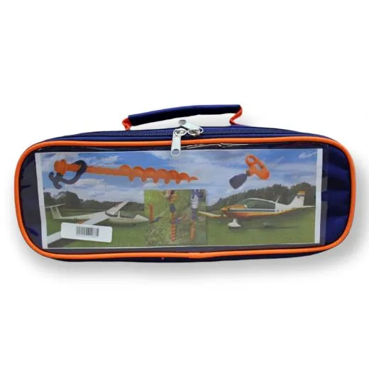 Schraub Erdanker Set aus Kunststoff - Parking Kit für Flugzeuge