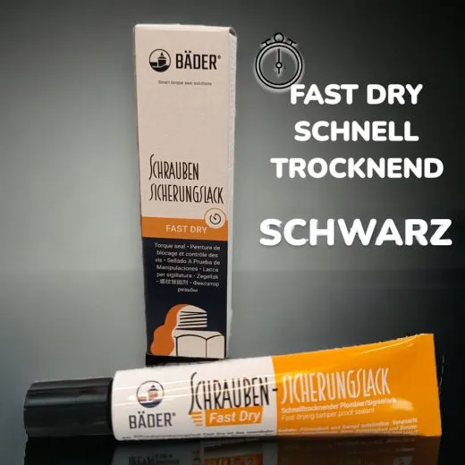 Schraubensicherungslack SCHWARZ FAST DRY 20ml Tube