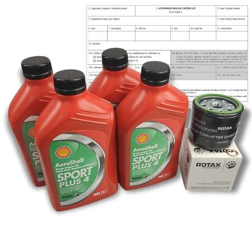 Servicepaket Rotax 912 (80 / 100 PS), 912 IS, 915 - 50 Stunden Kontrolle - zertifiziert